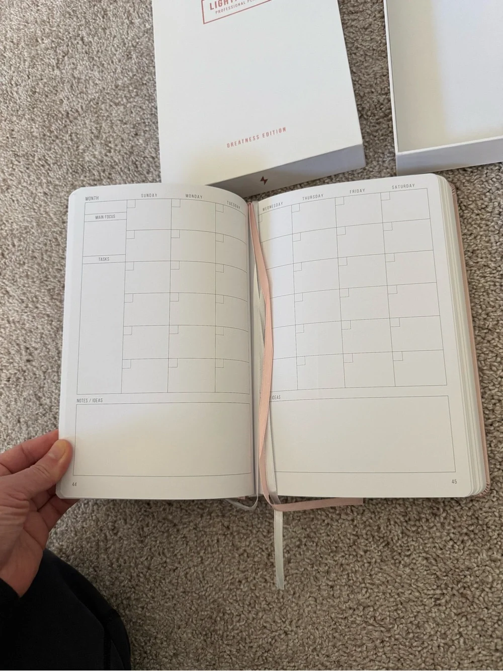 Rose Gold Professional Planner - Home Office Organizer